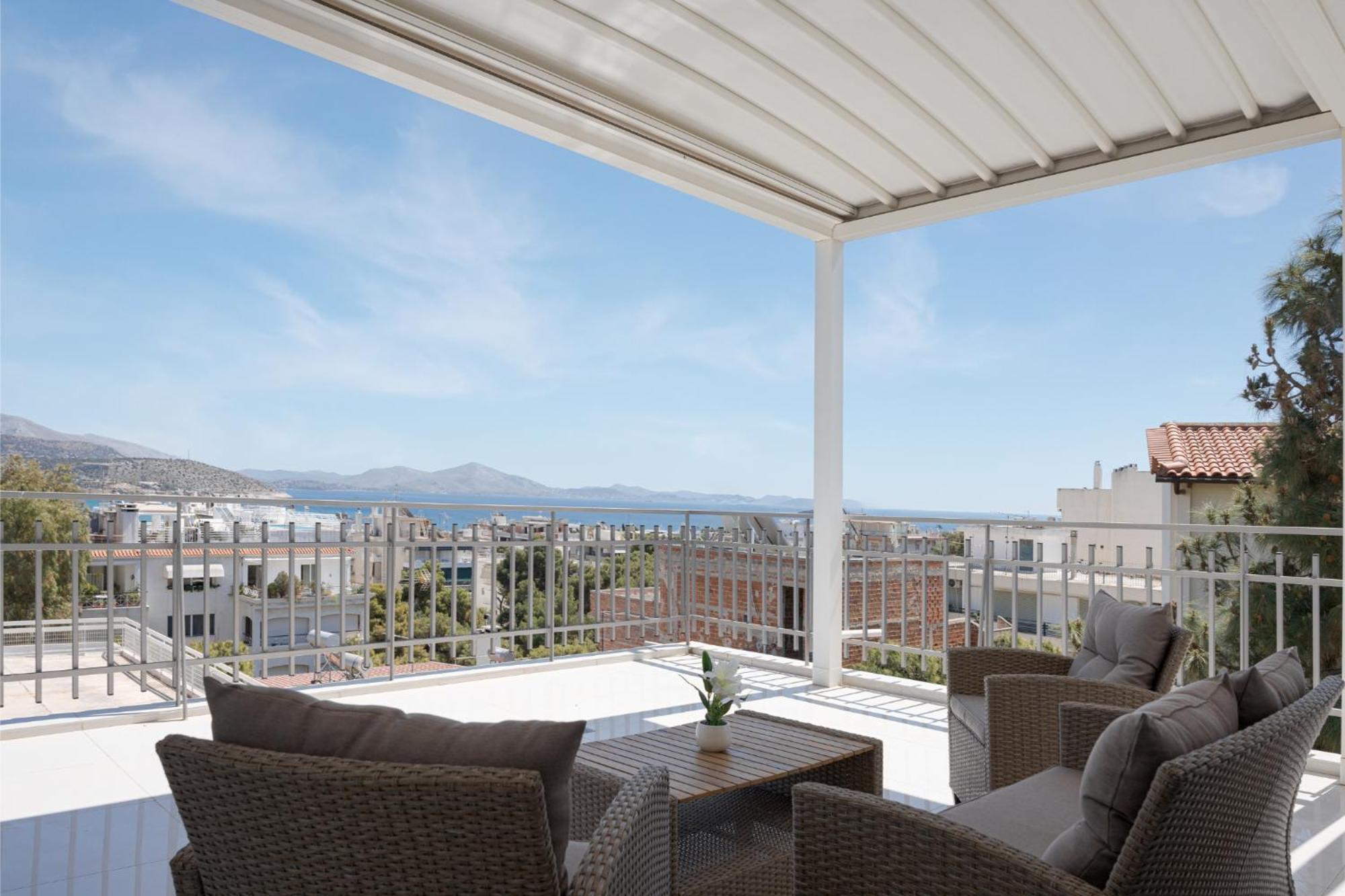 Athenian Riviera Penthouse Apartment Варкиза Экстерьер фото