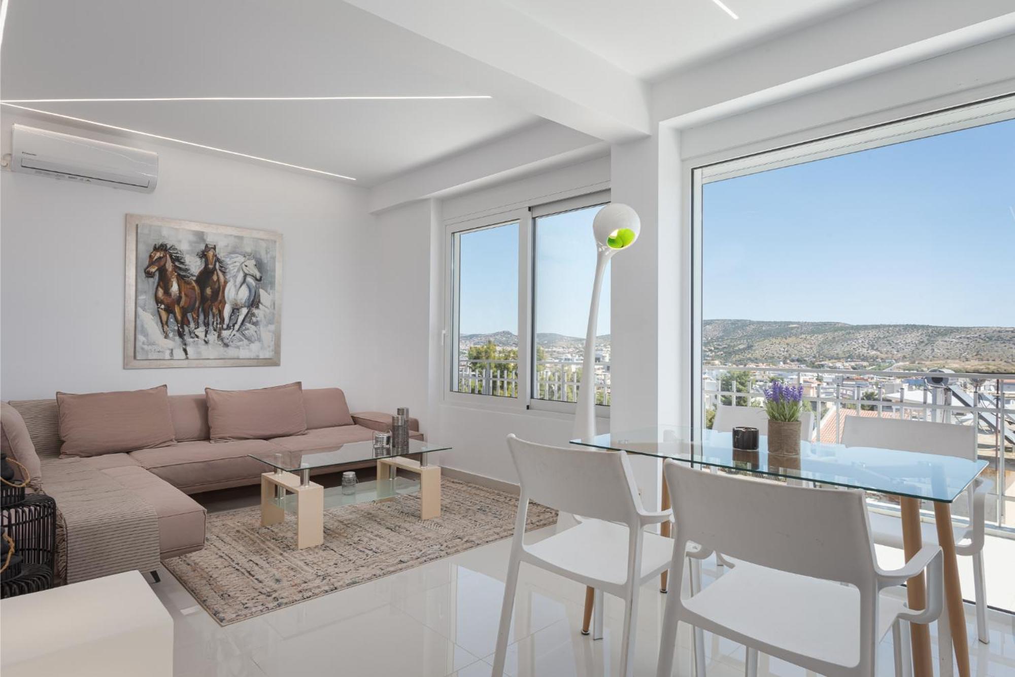Athenian Riviera Penthouse Apartment Варкиза Экстерьер фото
