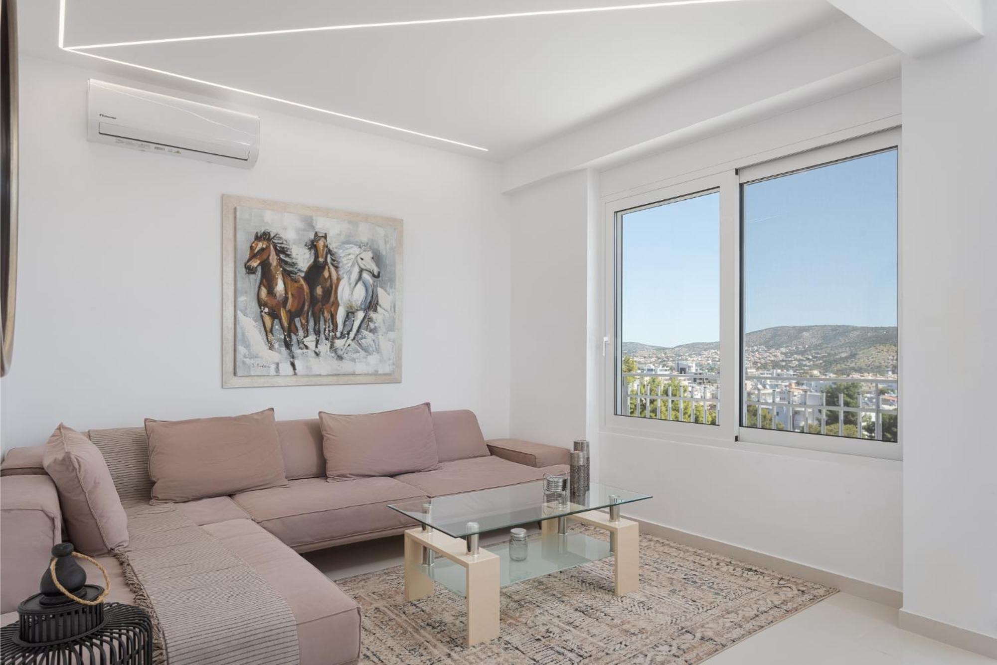 Athenian Riviera Penthouse Apartment Варкиза Экстерьер фото